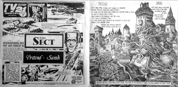 The Sect & Cowboy Killers : Here Today Here Tomorrow? (7", EP)