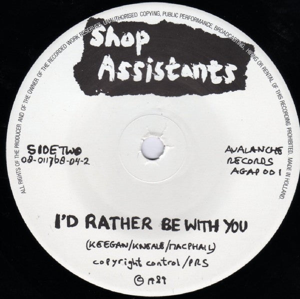 Shop Assistants : Here It Comes (7", Single)