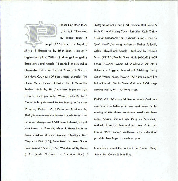 Kings Of Leon : Youth & Young Manhood (CD, Album, Copy Prot.)