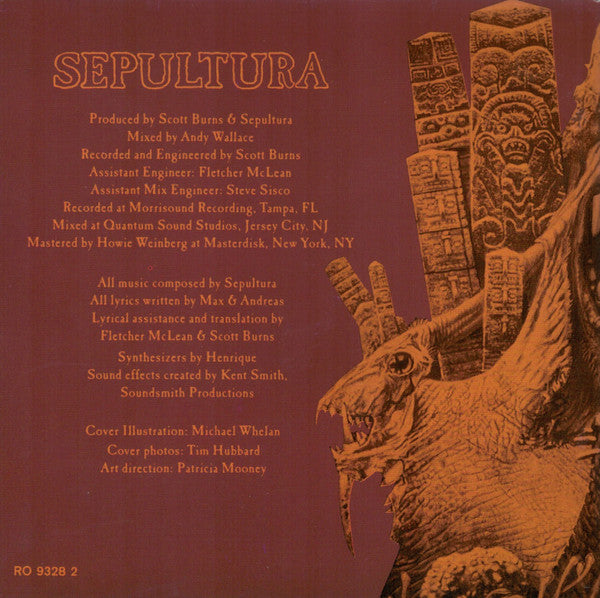 Sepultura : Arise (CD, Album, RP)