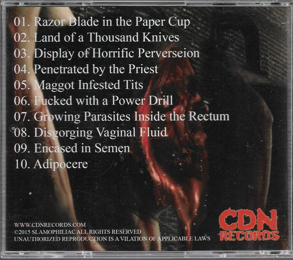 Slamophiliac : Display Of Horrific Perversions (CD, Album)