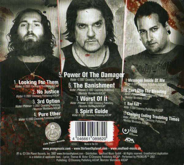 Prong : Power Of The Damager (AVCD, Album, Dig)
