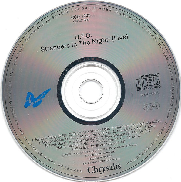 UFO (5) : Strangers In The Night (CD, Album, RE)