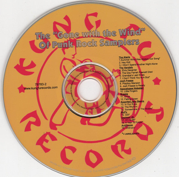 Various : The "Gone With The Wind" Of Punk Rock Samplers (CD, Smplr)