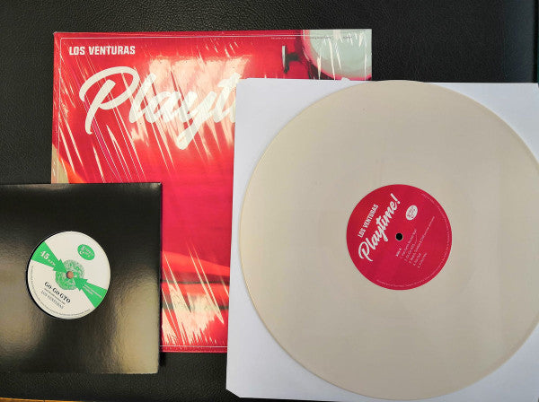 Los Venturas : Playtime! (LP, Album, Ltd, Whi)