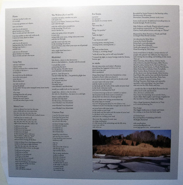 Bon Iver : For Emma, Forever Ago (LP, Album)