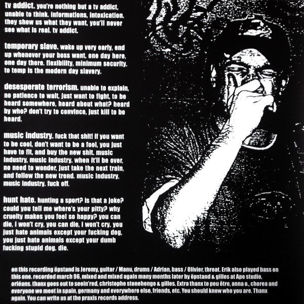 Öpstand / Seein' Red : Noise Grinding Violence / Seein' Red (7")