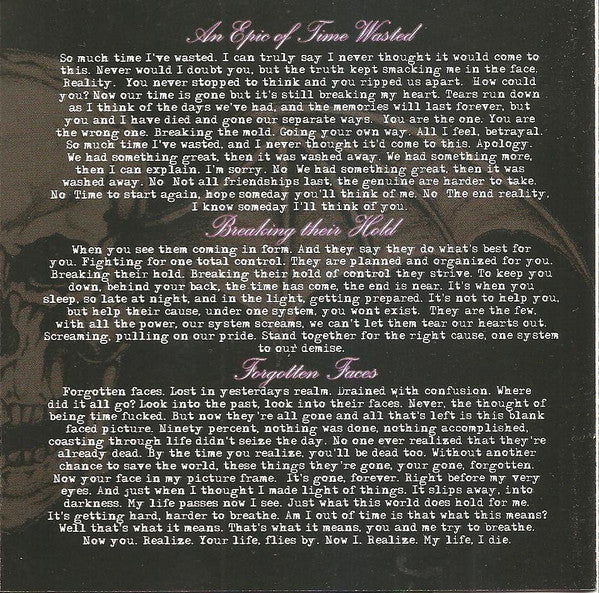 Avenged Sevenfold : Sounding The Seventh Trumpet (CD, Album, RE)