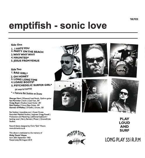 Emptifish : Sonic Love (LP, Ltd, Red)