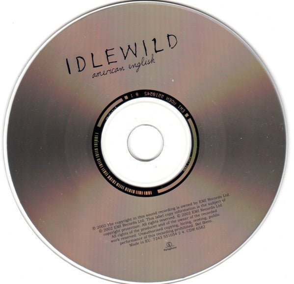 Idlewild : American English (CD, Single, CD2)