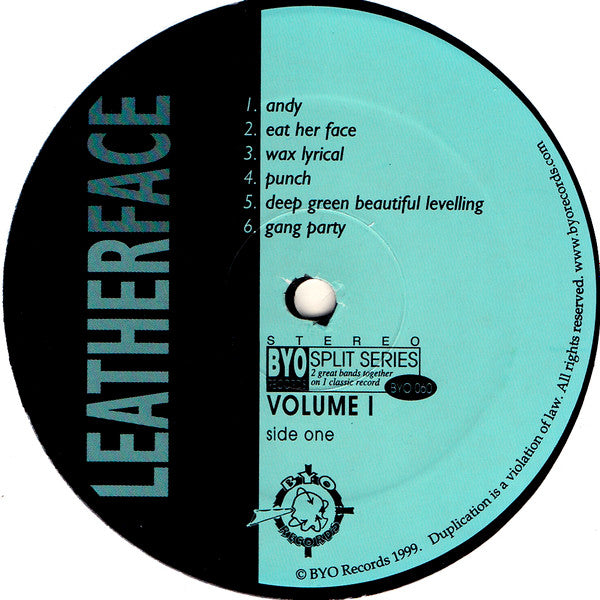 Leatherface / Hot Water Music : BYO Split Series / Volume I (LP, Album)