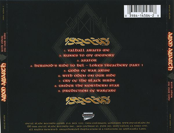Amon Amarth : With Oden On Our Side (CD, Album, Sli)