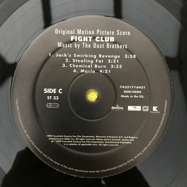 The Dust Brothers : Fight Club - Original Motion Picture Score (2xLP, Album, Ltd, Mixed, RE, 180)