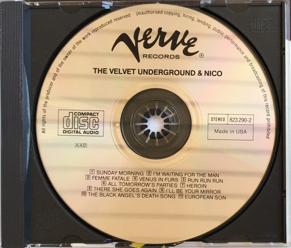 The Velvet Underground & Nico (3) : The Velvet Underground & Nico (CD, Album, RE, RM, PMD)