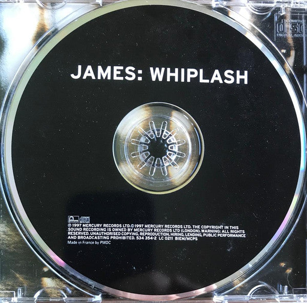 James : Whiplash (CD, Album)