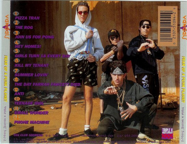 The Vandals : Fear Of A Punk Planet (CD, Album)