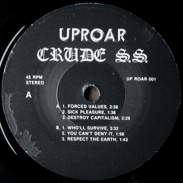 Crude S.S.* : Who'll Survive E.P. (7", EP)