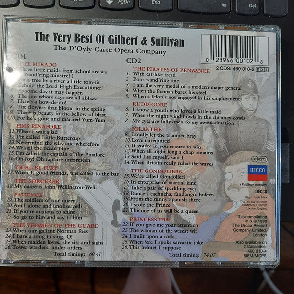 Gilbert* , Sullivan* ; D'Oyly Carte Opera Company : The Very Best of Gilbert & Sullivan (2xCD, RE)