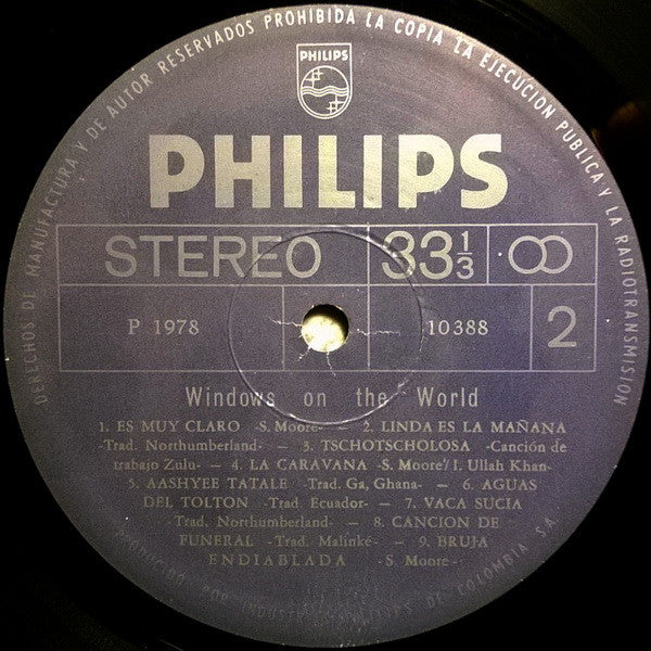 Sylvia Moore (2) - Bernard Broere : Windows On The World (LP, Album, RE)