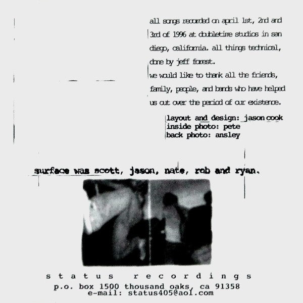 Surface (11) : Seven Times Over Fold (CD, Album, RE)