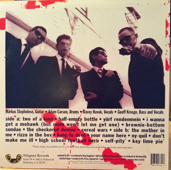 AFI : Answer That And Stay Fashionable (LP, Album)