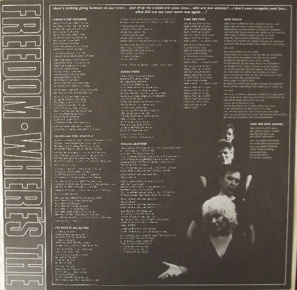 Poisongirls* : Where's The Pleasure (LP, Album)