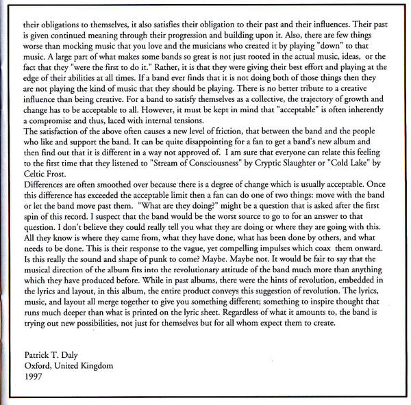 Refused : The Shape Of Punk To Come (A Chimerical Bombination In 12 Bursts) (CD, Album, RE)