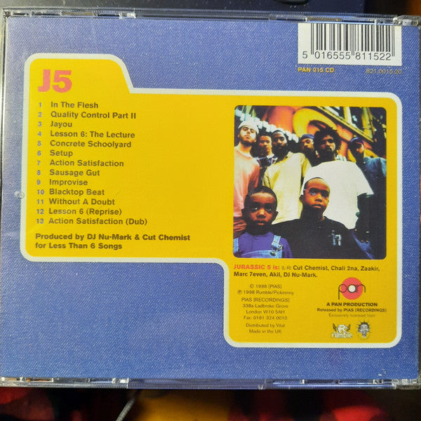 Jurassic 5 : Jurassic 5 (CD, Album)