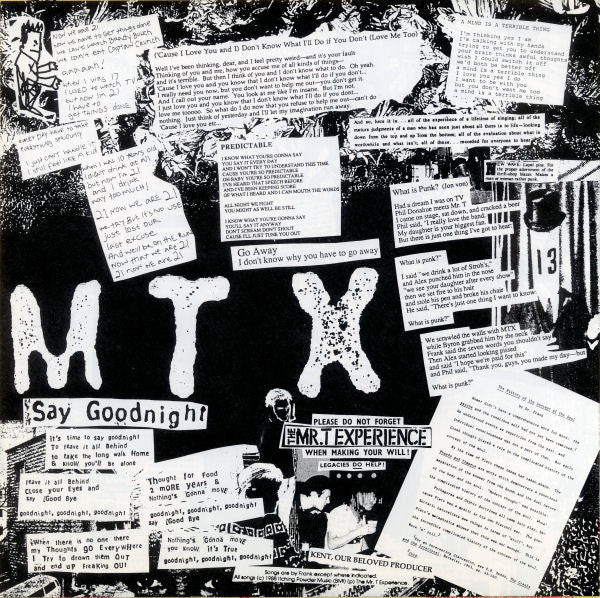 The Mr. T Experience : Night Shift At The Thrill Factory (LP, Album, RE)