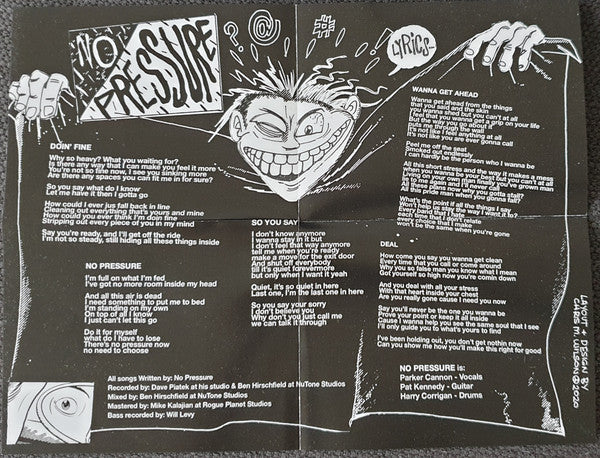 No Pressure (3) : No Pressure (7", EP, Ltd, RP, Gol)