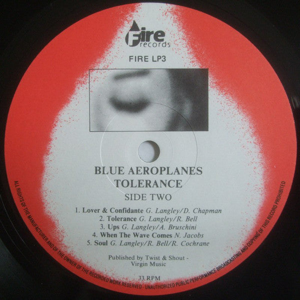 The Blue Aeroplanes : Tolerance (LP, Album)
