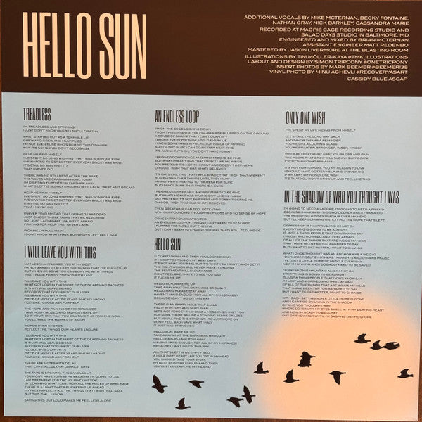 Be Well (2) : Hello Sun (12", S/Sided, EP, Ltd, Bl)