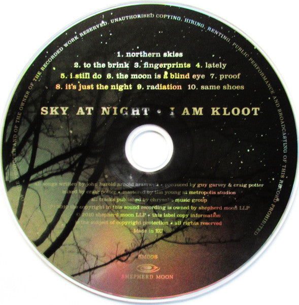 I Am Kloot : Sky At Night (CD, Album, Dig)