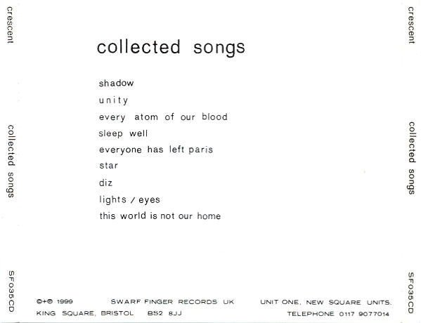 Crescent : Collected Songs (CD, Album)