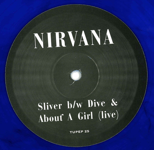 Nirvana : Sliver b/w Dive (12", Single, RP, Blu)