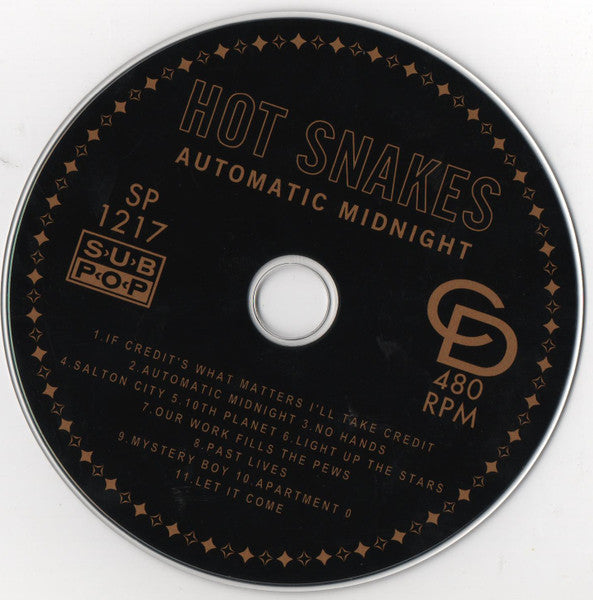 Hot Snakes : Automatic Midnight (CD, Album, RE, Dig)