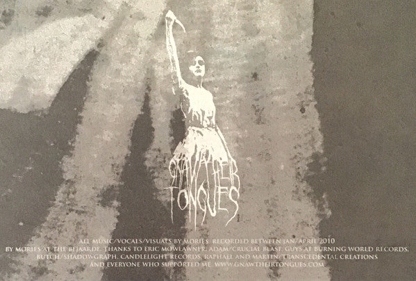 Gnaw Their Tongues : L'Arrivée De La Terne Mort Triomphante (LP, Album, Ltd)