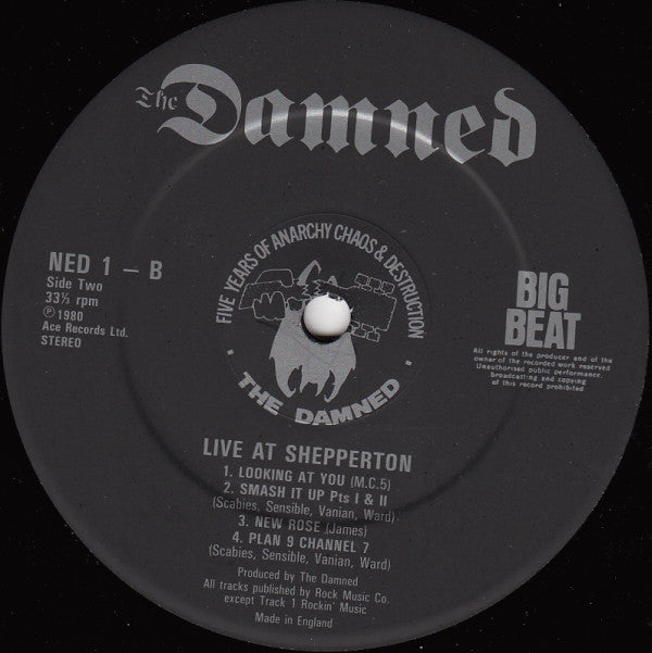 The Damned : Live Shepperton 1980 (LP, Album)