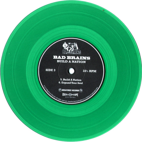 Bad Brains : Build A Nation (7", Pic + 7", Gre + 7", Yel + 7", Red + Box, Album)