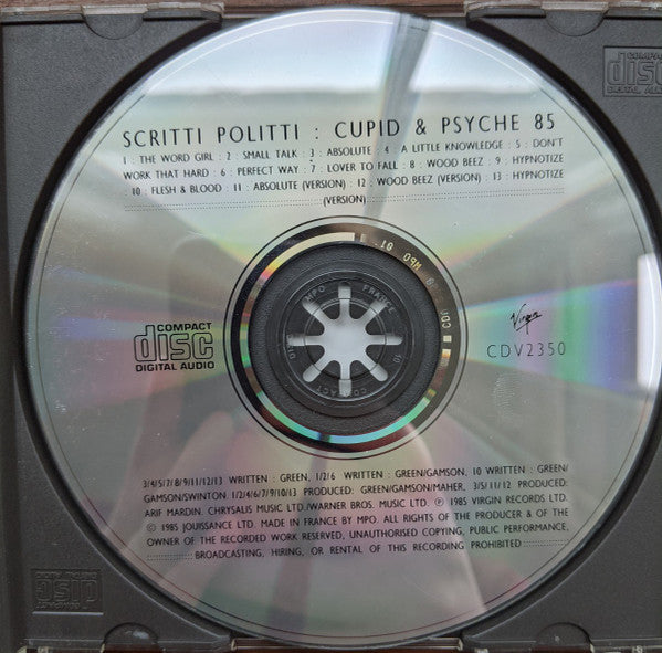 Scritti Politti : Cupid & Psyche 85 (CD, Album)