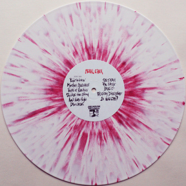 Moral Crux : Moral Crux (LP, Album, RE, Whi)