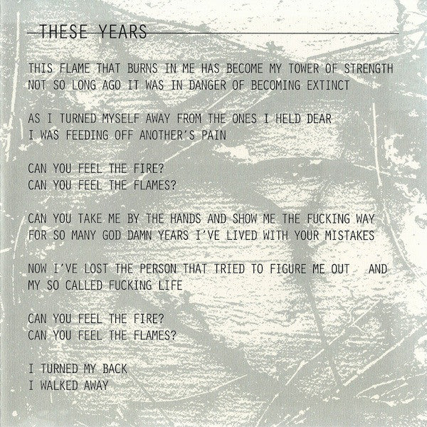 Strain : These Years (7")
