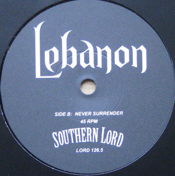 Lebanon : Overdose/Overload (7")