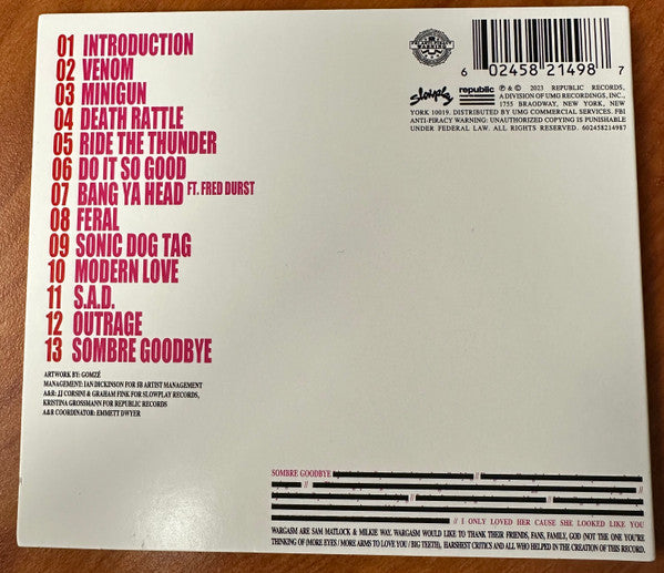 Wargasm (7) : Venom (CD, Album)