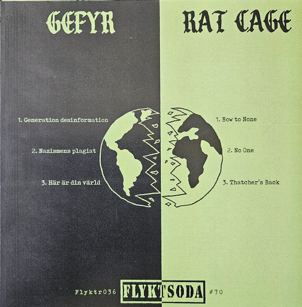 Gefyr / Rat Cage : Gefyr / Rat Cage (7")