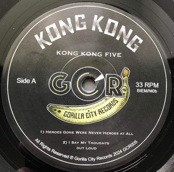 Kong Kong : Kong Kong Five (7", EP, Ltd)