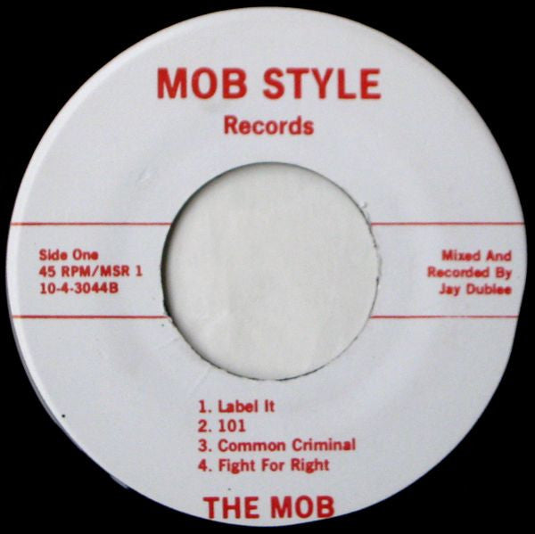 The Mob (5) : Upset The System (7", EP, RE)