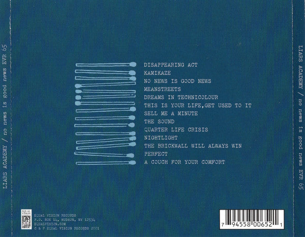 Liars Academy : No News Is Good News (CD, Album)