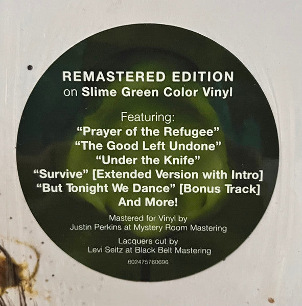 Rise Against : The Sufferer & The Witness (LP, Album, RE, RM, Gre)