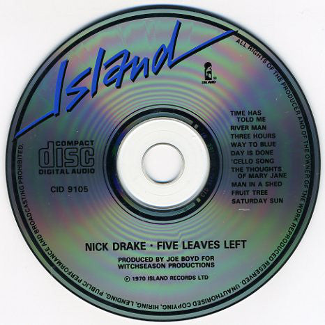 Nick Drake : Five Leaves Left (CD, Album, RE)